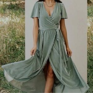 NWT Baltic Born Sage Green Maxi Dress XXL